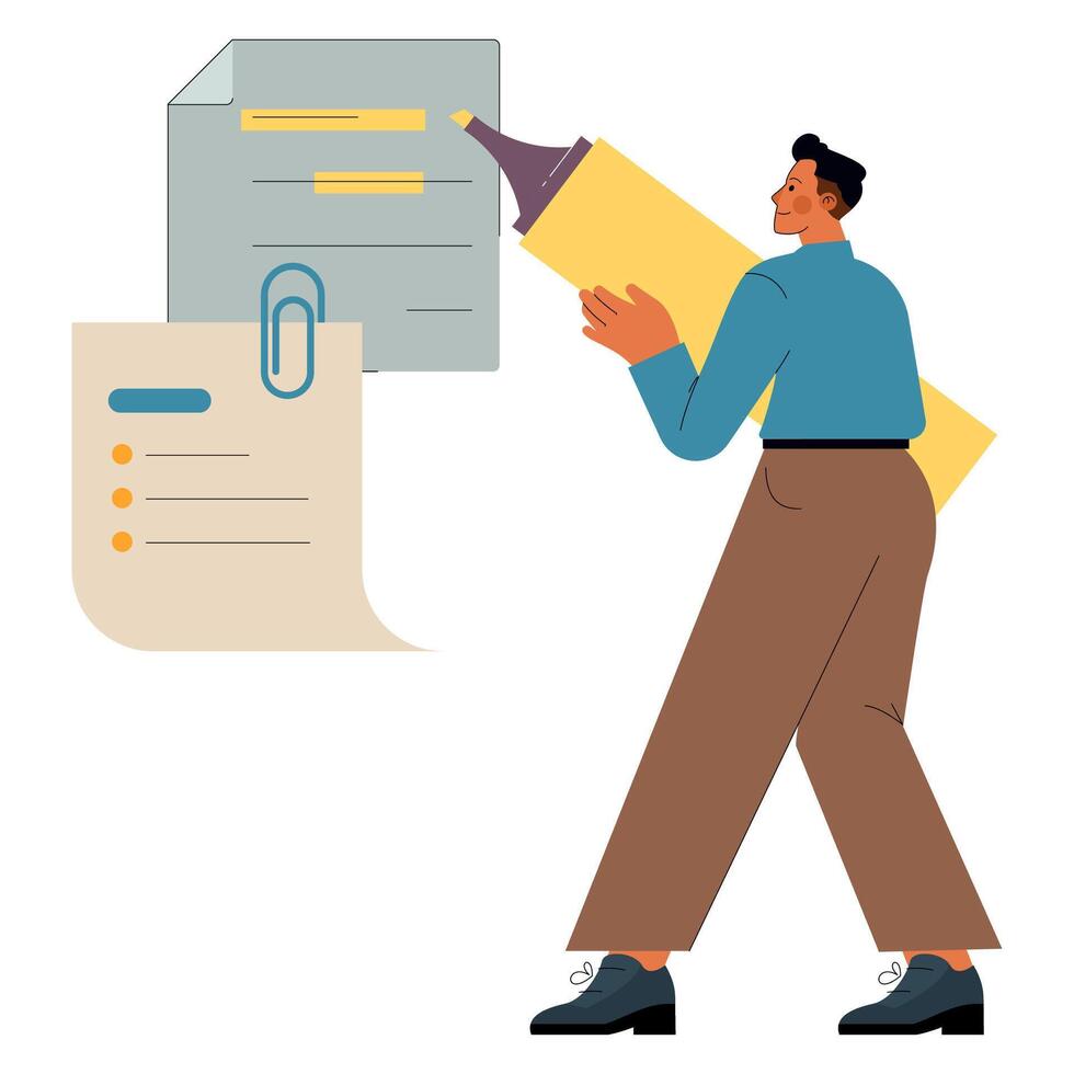 Diversity Businessman. Flat Illustration vector