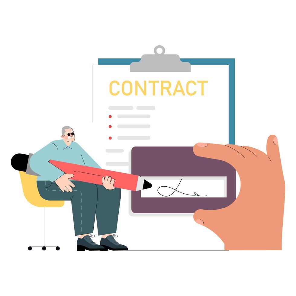 Diversity Businessman. Flat Illustration vector