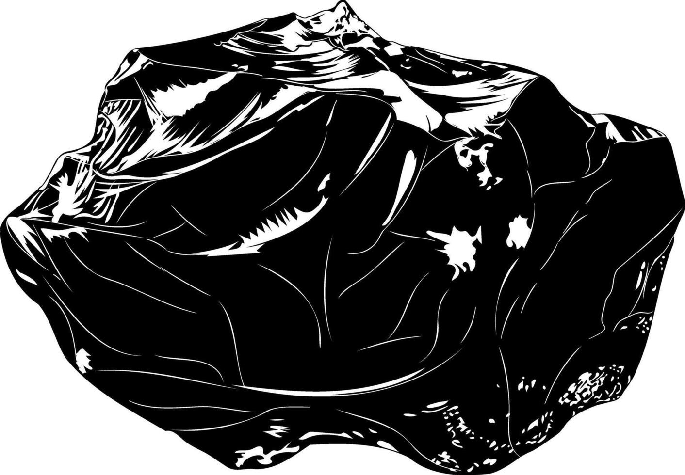 Shape of natural rough sapphire gemstone. illustration of stunning uncut gemstone sapphire. Timeless and luxurious appeal of sapphire symbolizes wisdom, virtue and wealth. vector