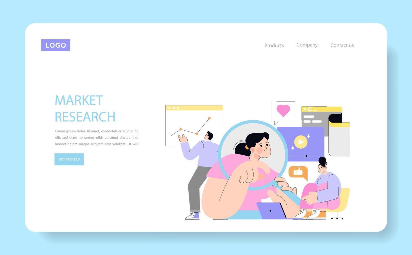 Innovation. Flat Illustration vector