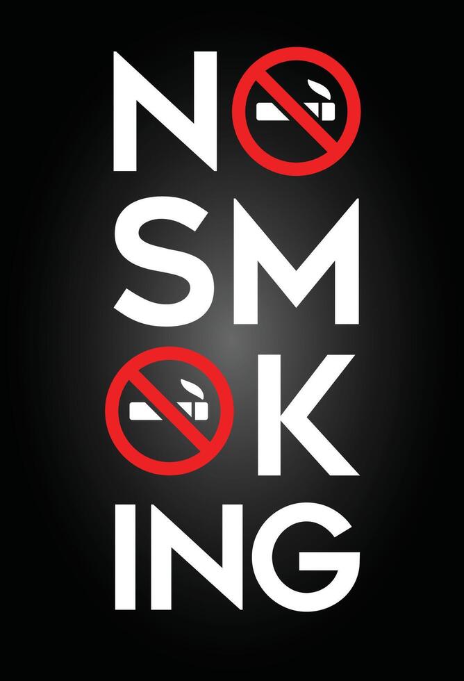 Smoking Kills, - No Smoking Banner vector