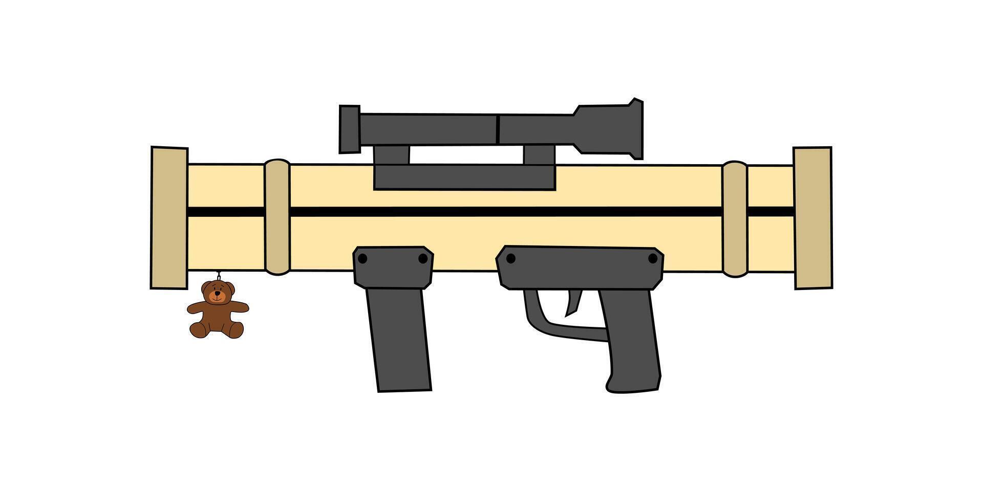 Cartoon Bazooka Illustration vector