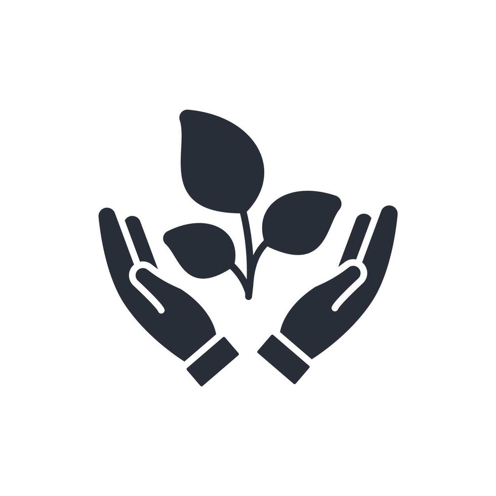 conservation icon. .Editable stroke.linear style sign for use web design,logo.Symbol illustration. vector