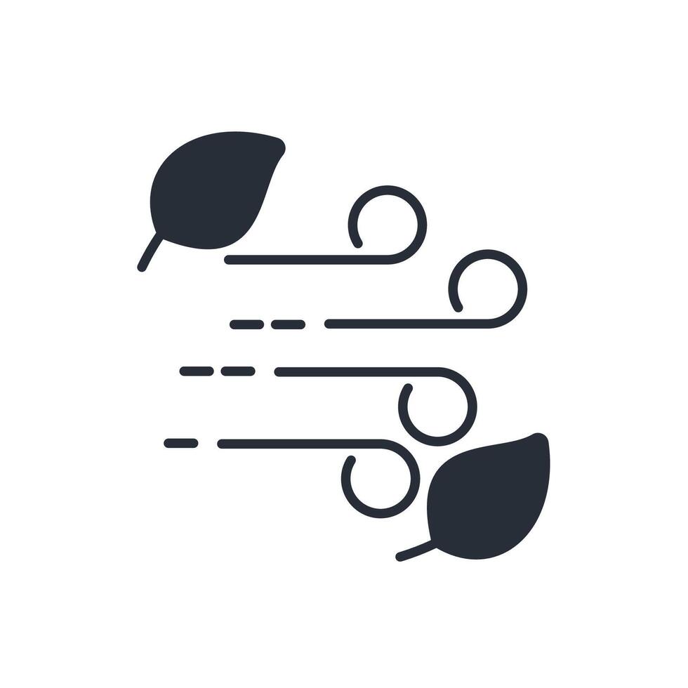 wind icon. .Editable stroke.linear style sign for use web design,logo.Symbol illustration. vector