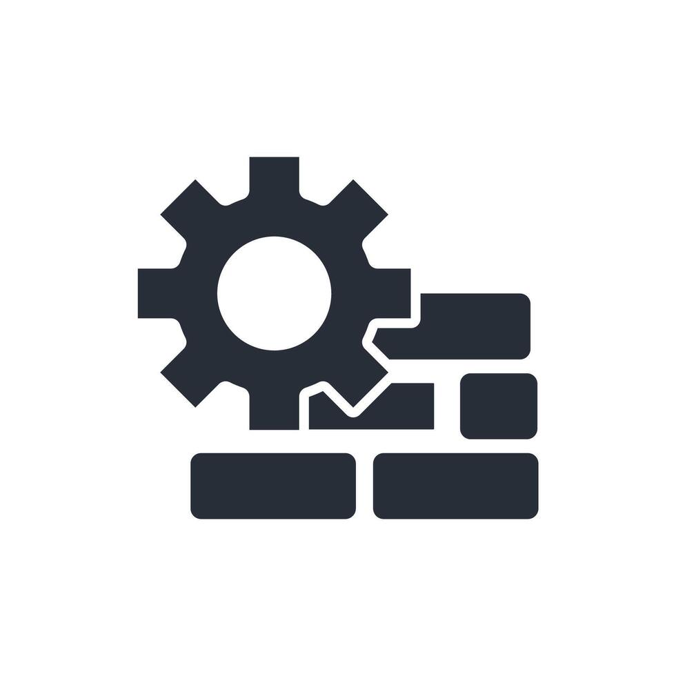 civil engineering icon. .Editable stroke.linear style sign for use web design,logo.Symbol illustration. vector