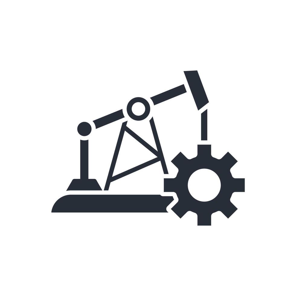 petroleum engineer icon. .Editable stroke.linear style sign for use web design,logo.Symbol illustration. vector
