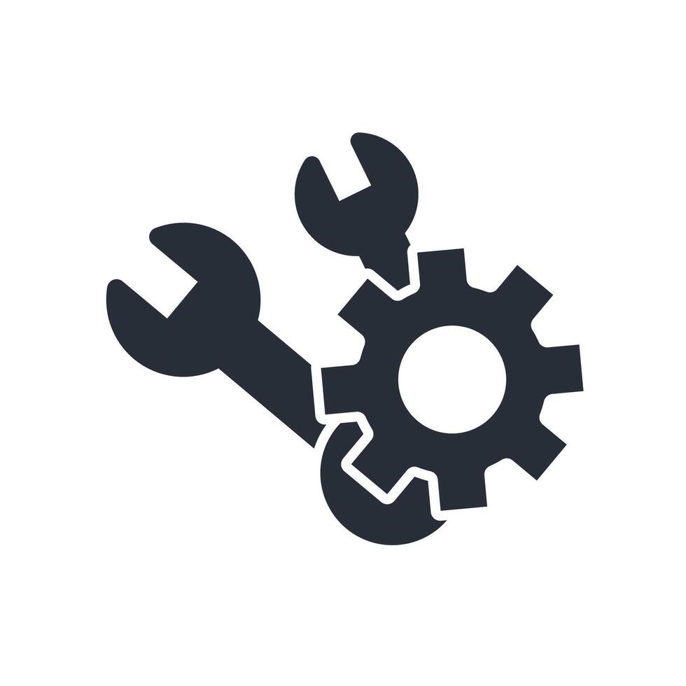 Mechanical engineering icon. .Editable stroke.linear style sign for use web design,logo.Symbol illustration. vector
