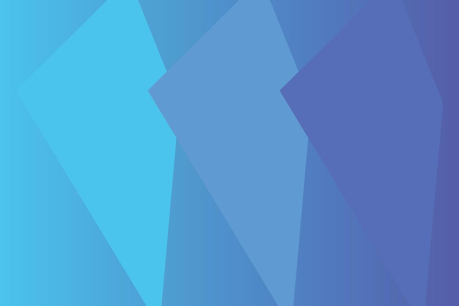 Geometric Shapes Blue Abstract Background vector