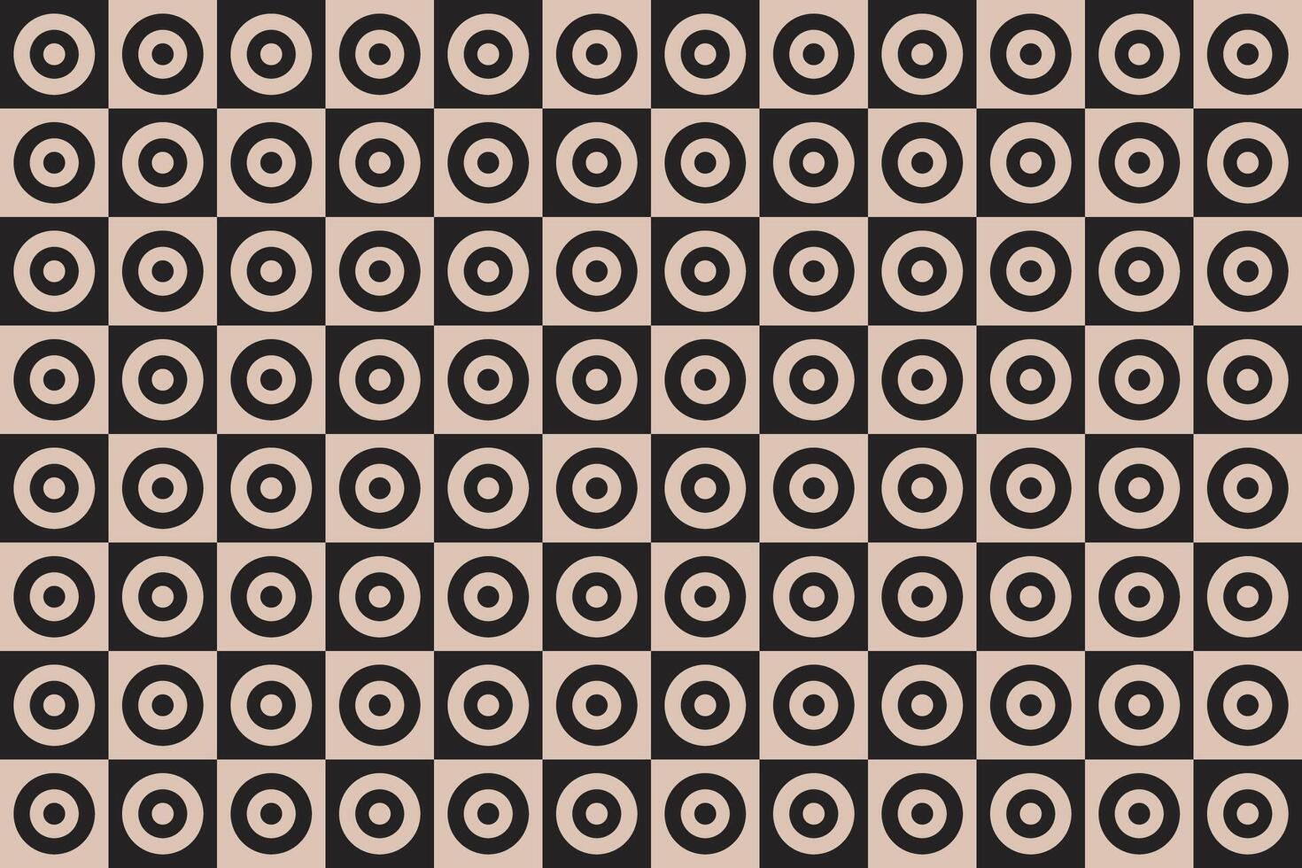 Circle Design Brown Geometric Pattern vector