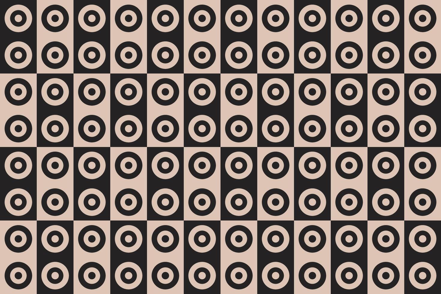 Circle Design Brown Geometric Pattern and Background vector