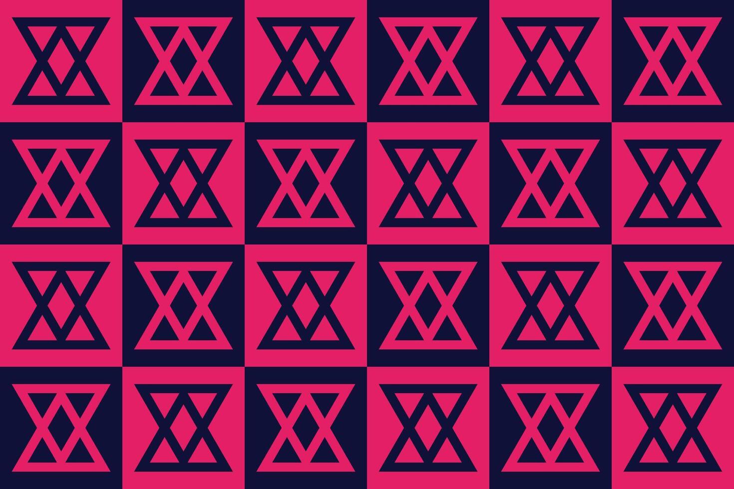 Geometric Shape Design Red and Black Geometric Pattern vector