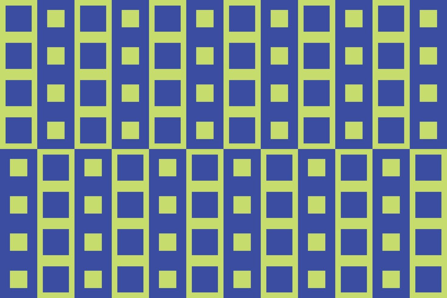 Square Green and Blue Geometric Pattern vector