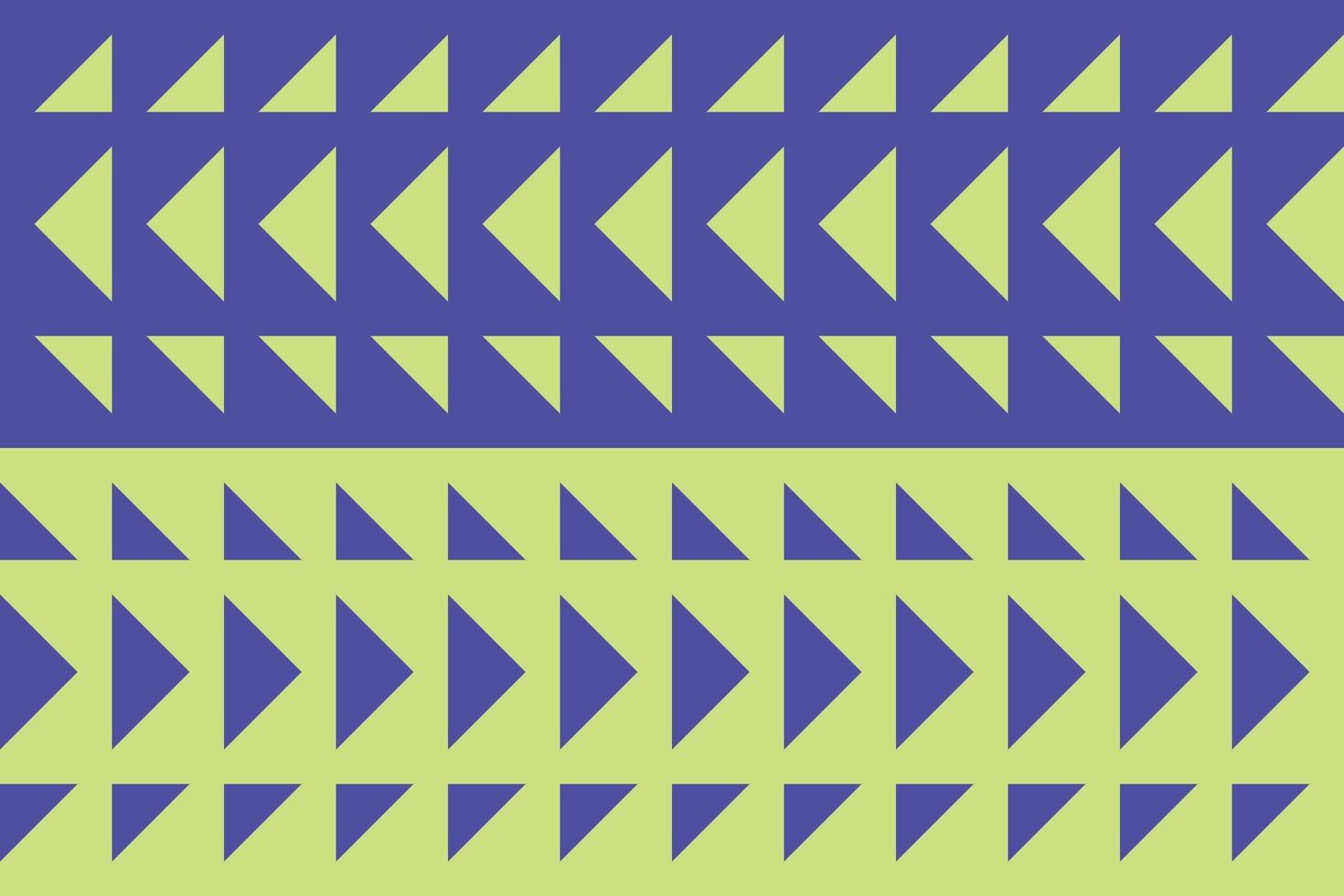 Triangles Right and Left Green and Blue Geometric Pattern vector