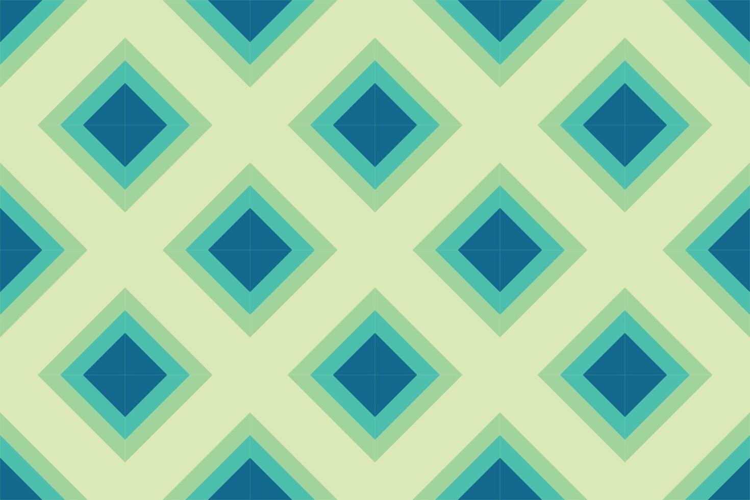 Square Green and Blue Geometric Pattern vector