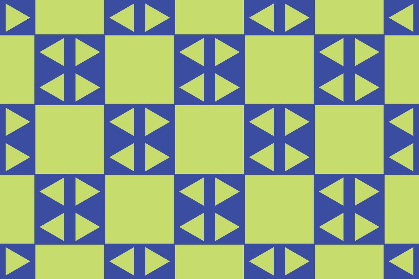 Square and Triangle Green and Blue Geometric Pattern vector