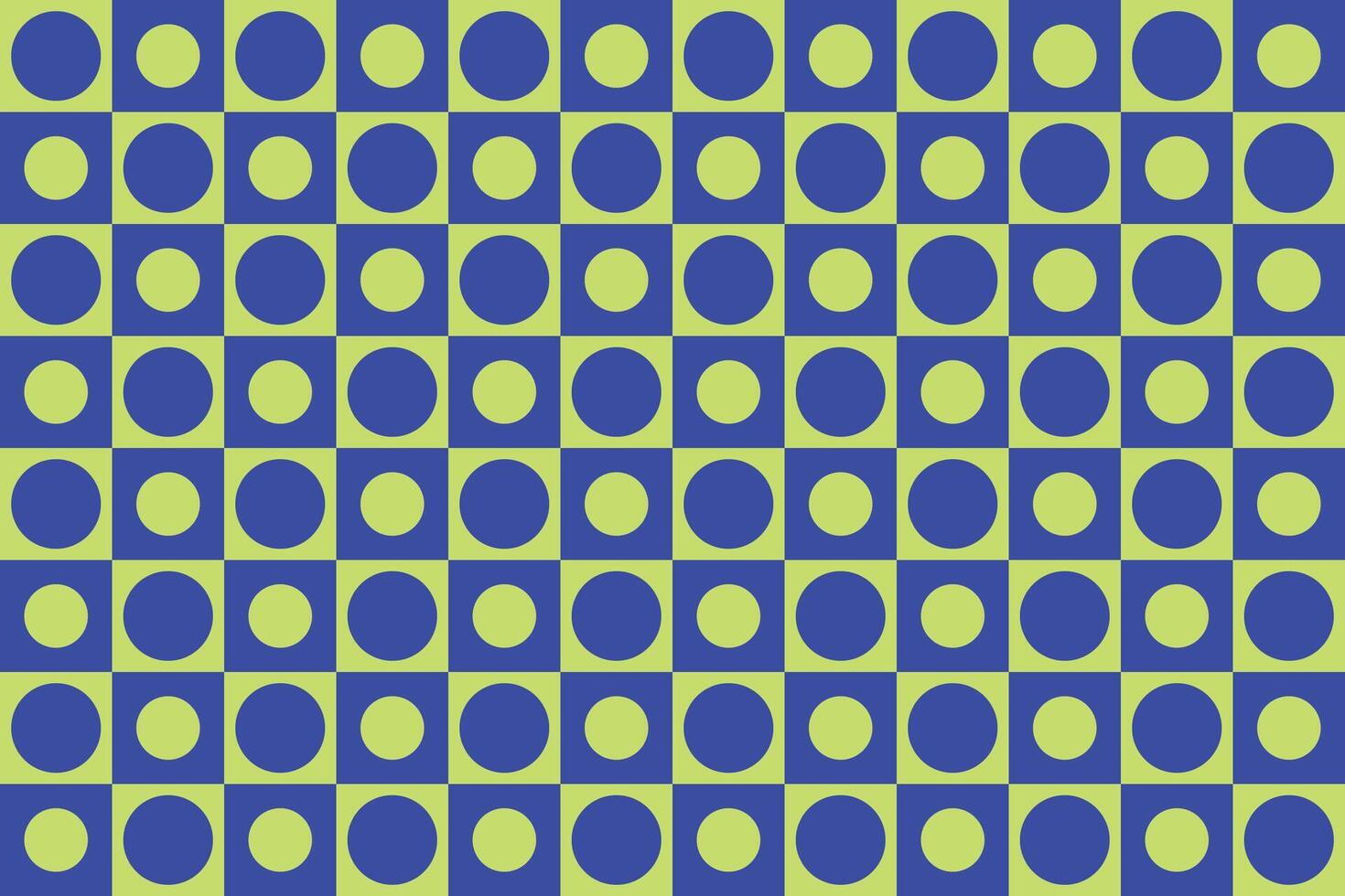 Circles Green and Blue Geometric Pattern vector