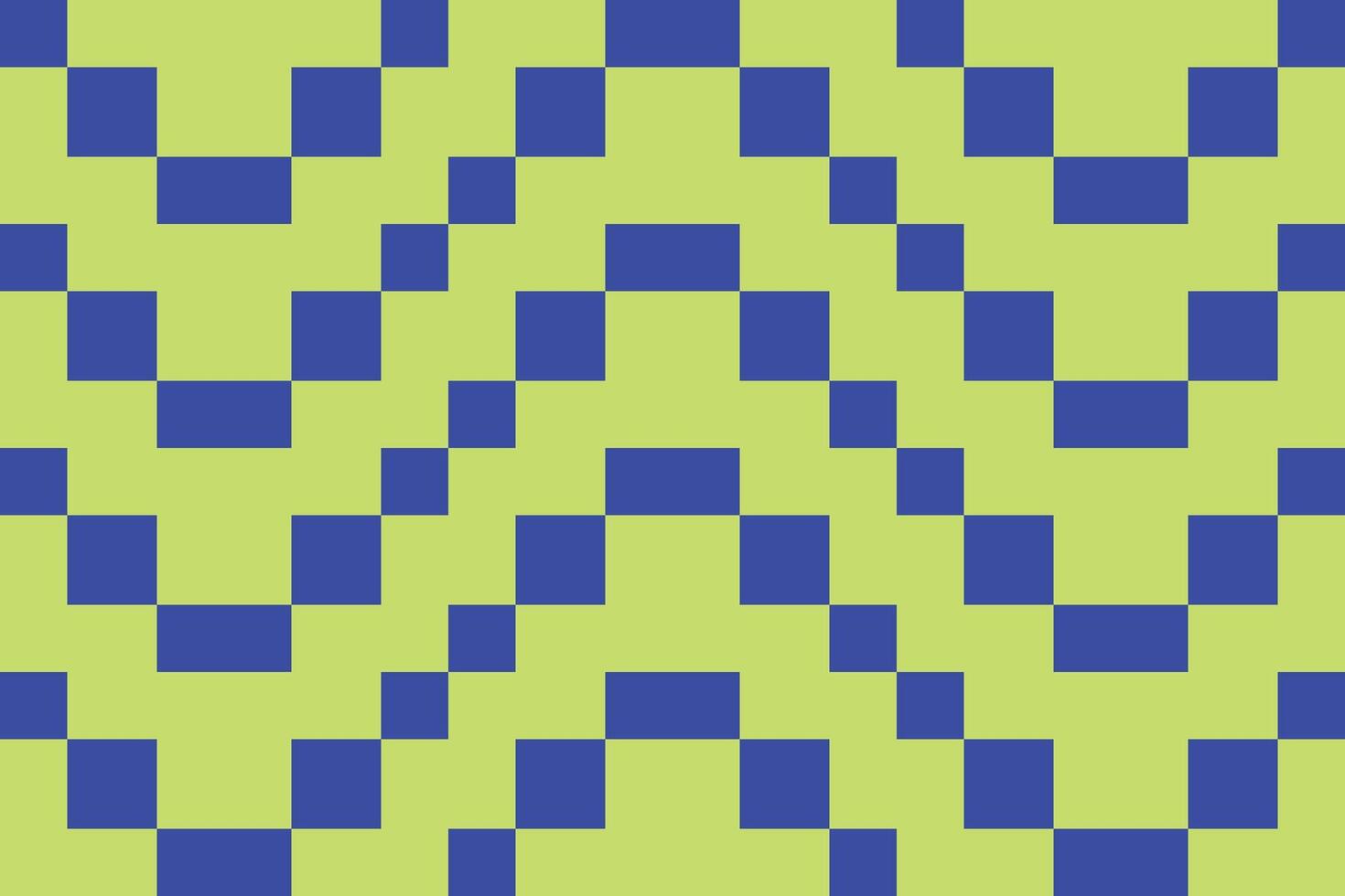 Square Green and Blue Geometric Pattern and Background vector