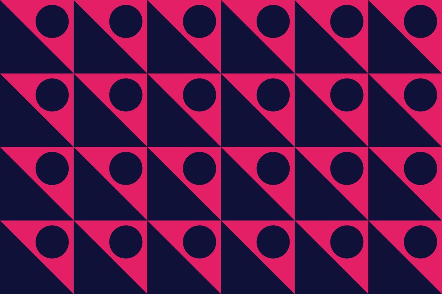 Circle and Triangle Geometric Pattern and Background vector