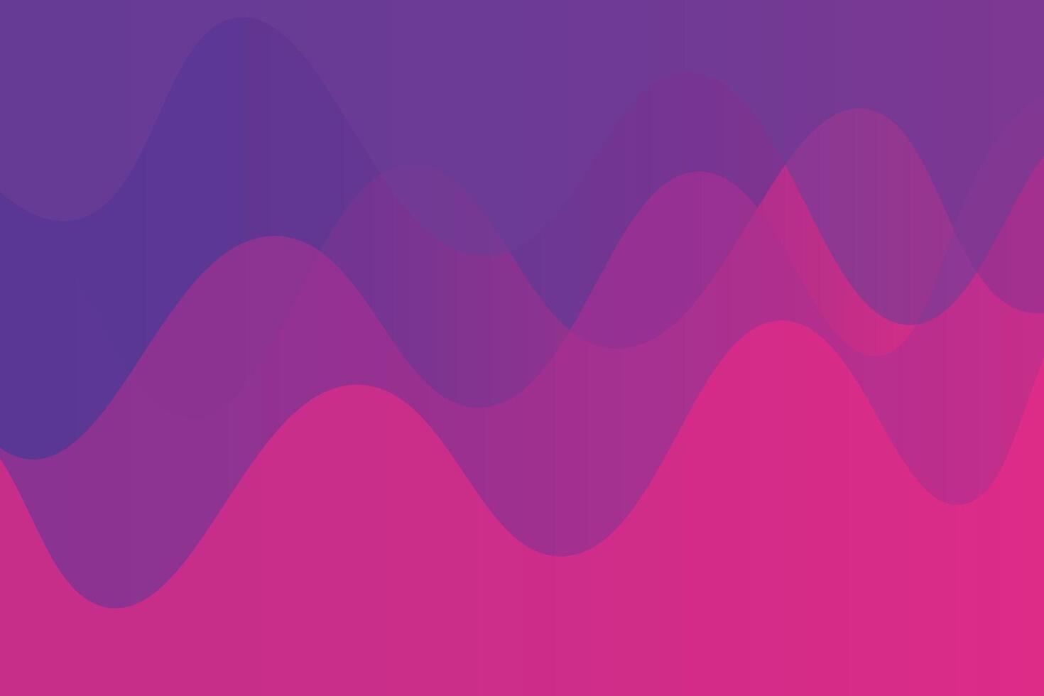 Wavy Shapes Purple Abstract Background vector