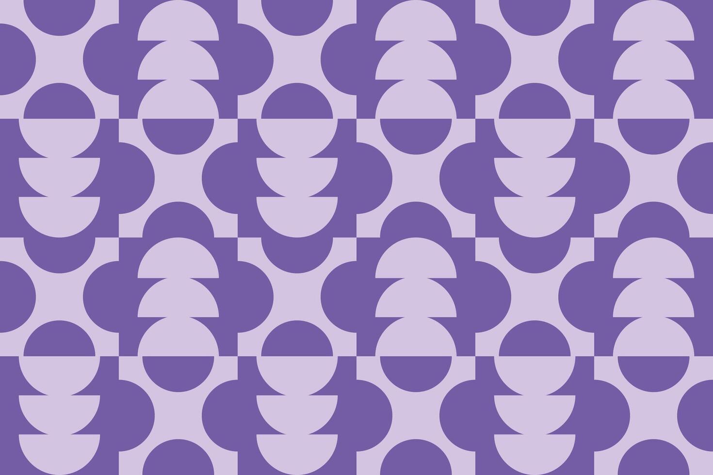 Half Circle and Circle Purple Geometric Pattern vector