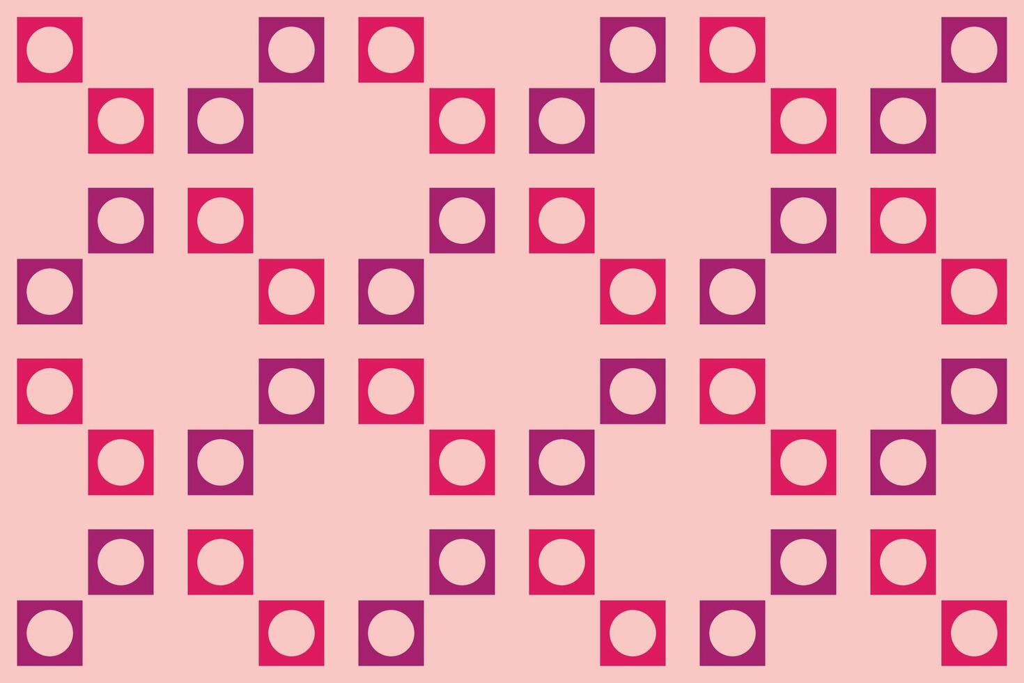 Square Circle Red Shapes Geometric Background vector