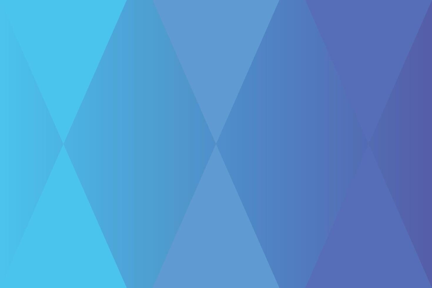 Triangles Up and Down Blue Geometric Background vector