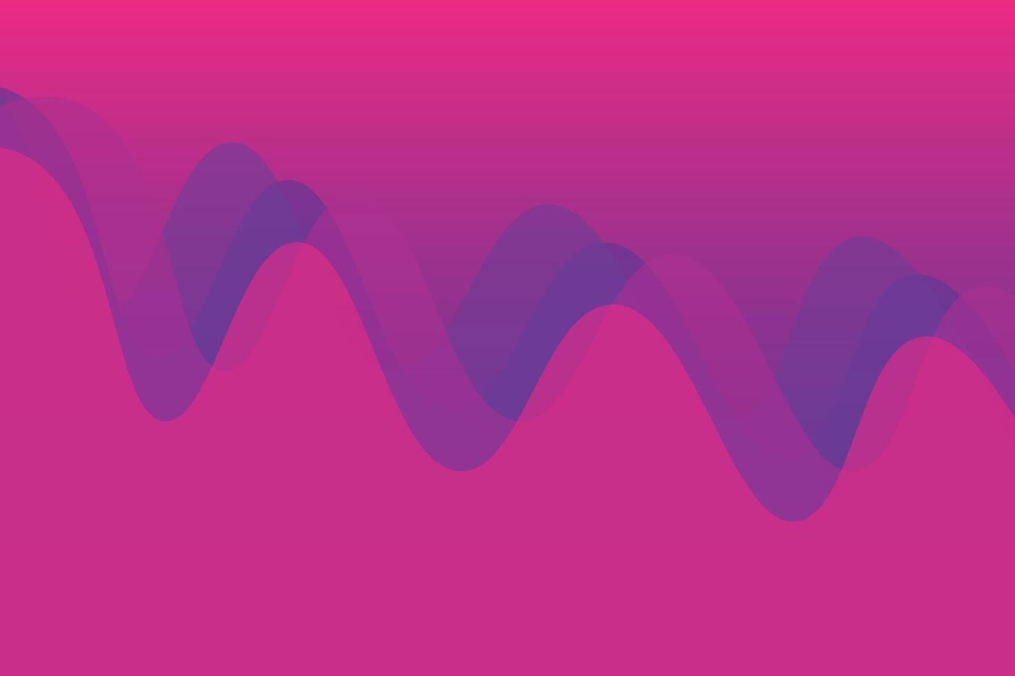 Wavy Shapes Bottom Purple Abstract Background vector