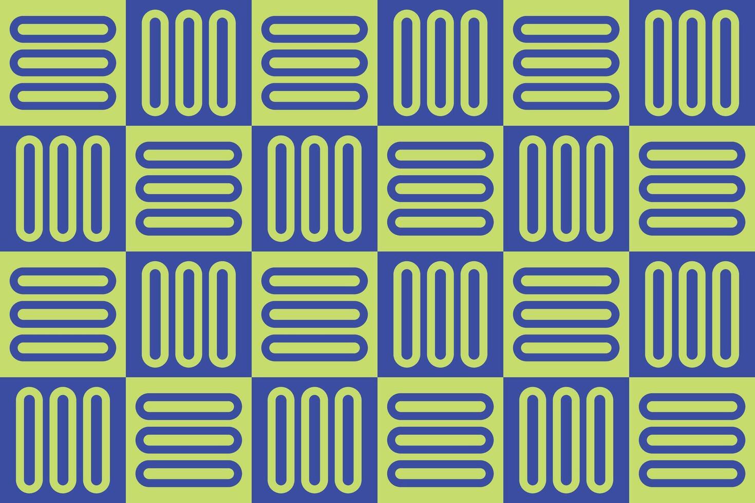 Oval Shapes Horizontal and Vertical Geometric Pattern vector