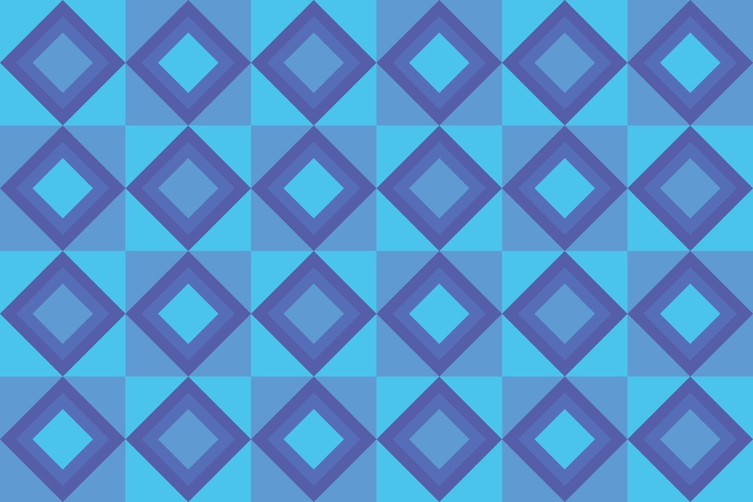 Multi Size Squares Shape Blue Geometric Pattern vector