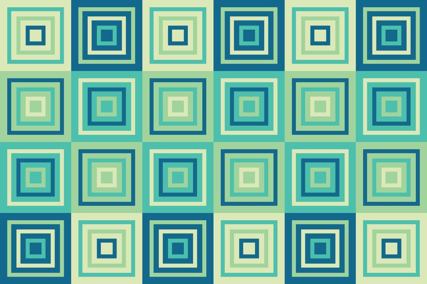 Square Multi Color Geometric Pattern and Background vector