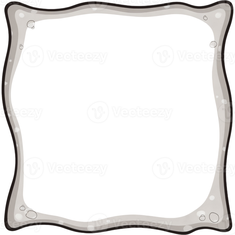 A gray and black frame png