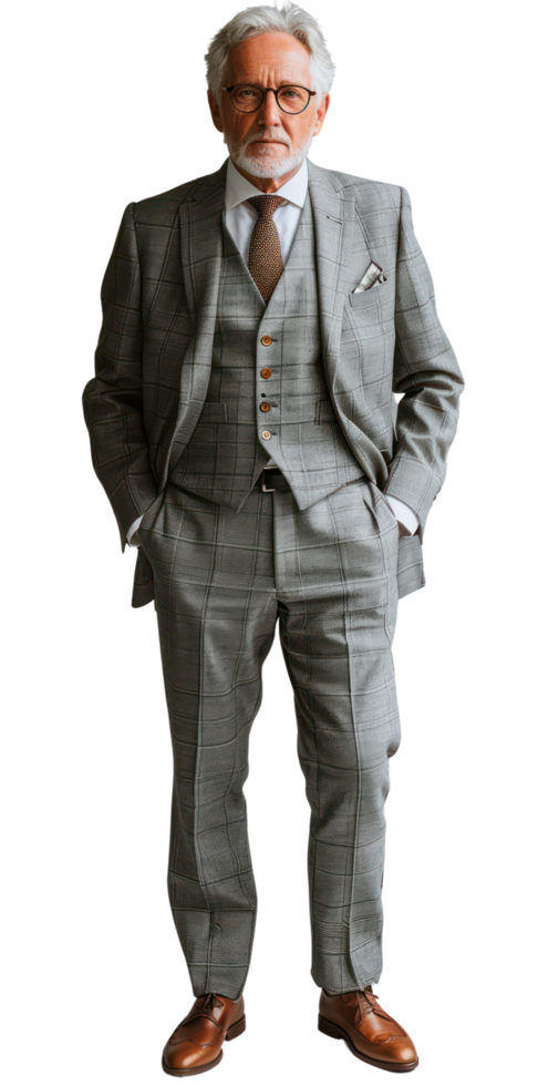A man in a suit and tie png