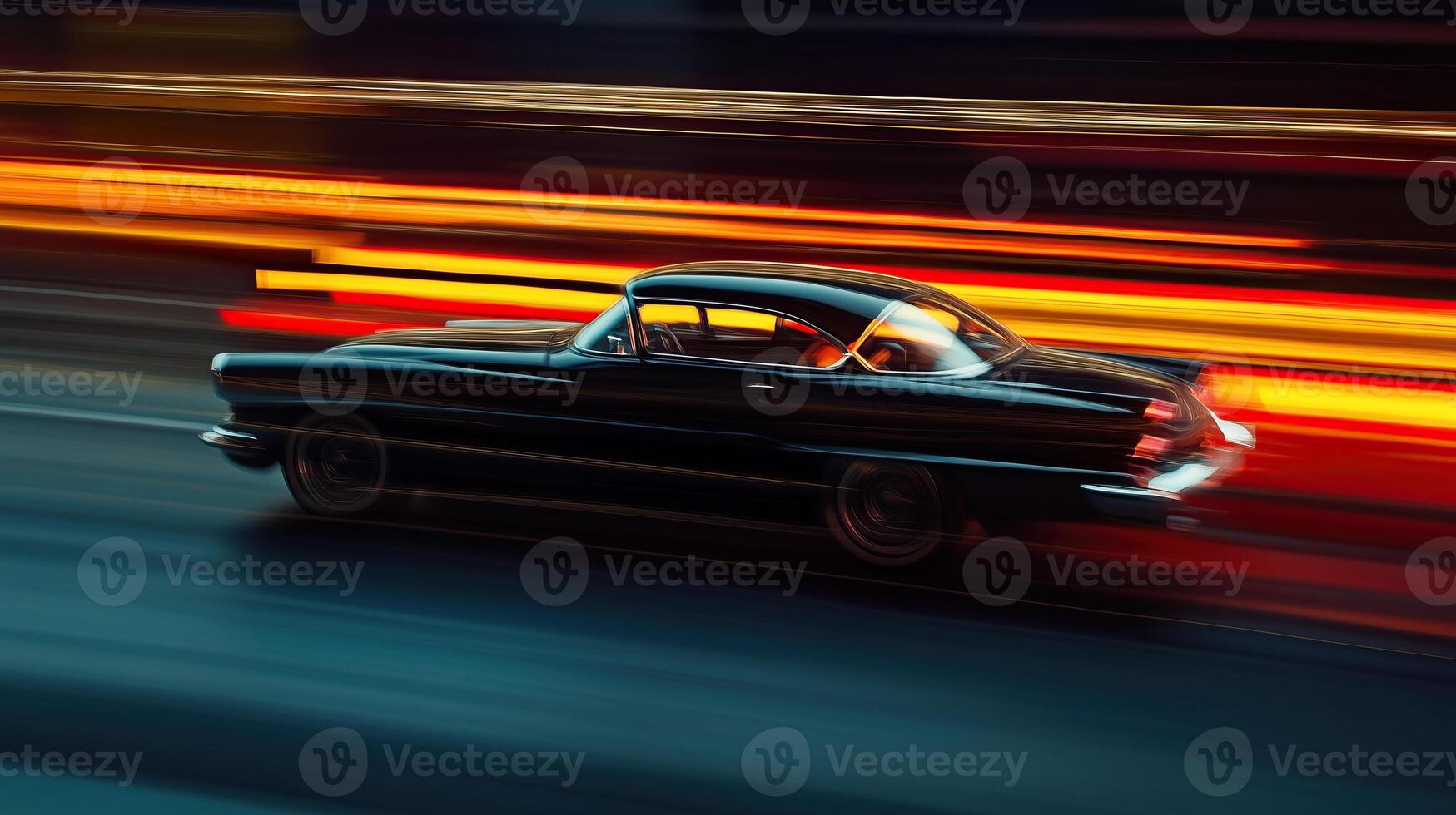 fast moving car traffic photo