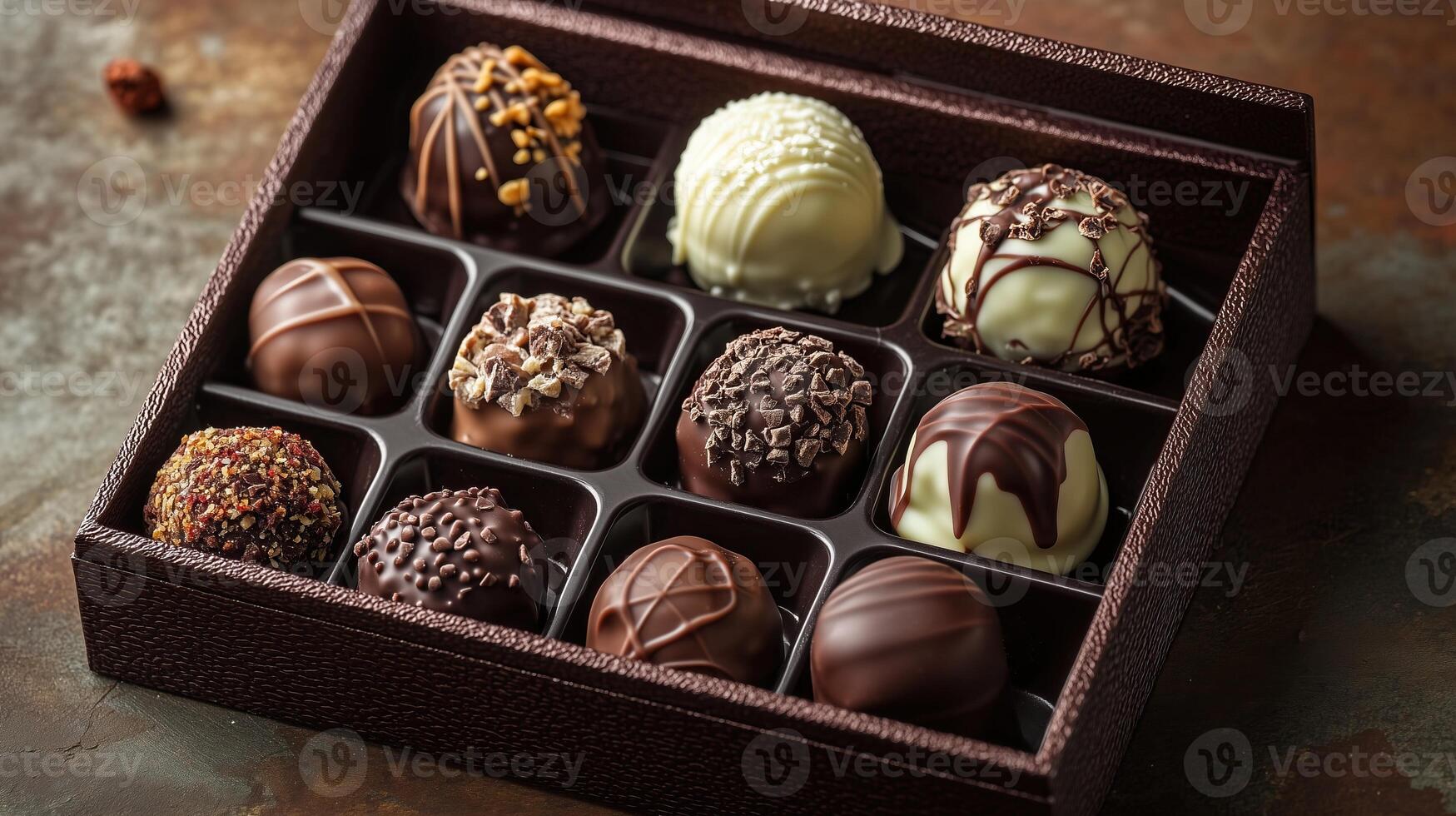 a set of gourmet chocolate variation photo
