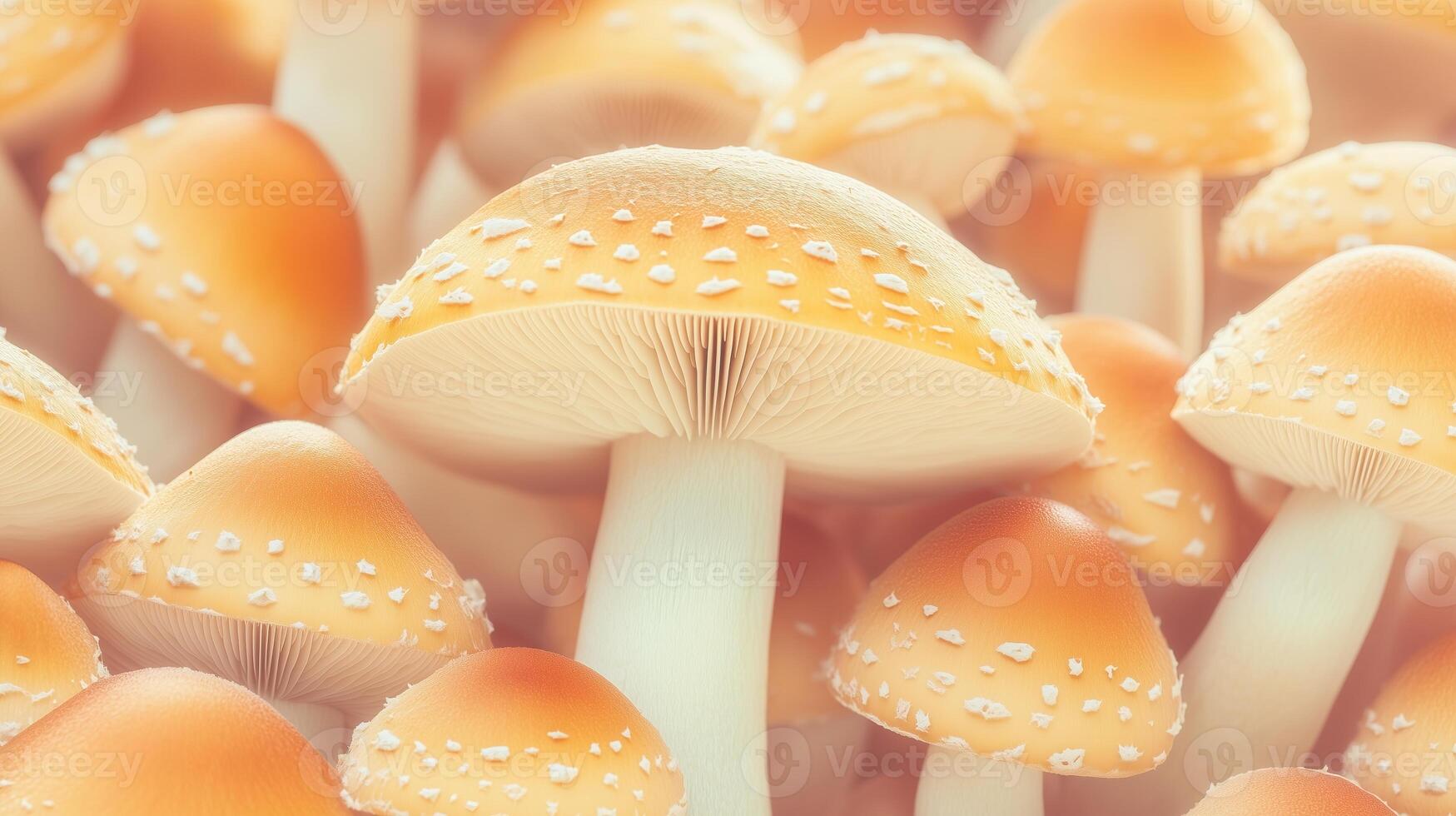 textured photorealistic edible mushroom photo