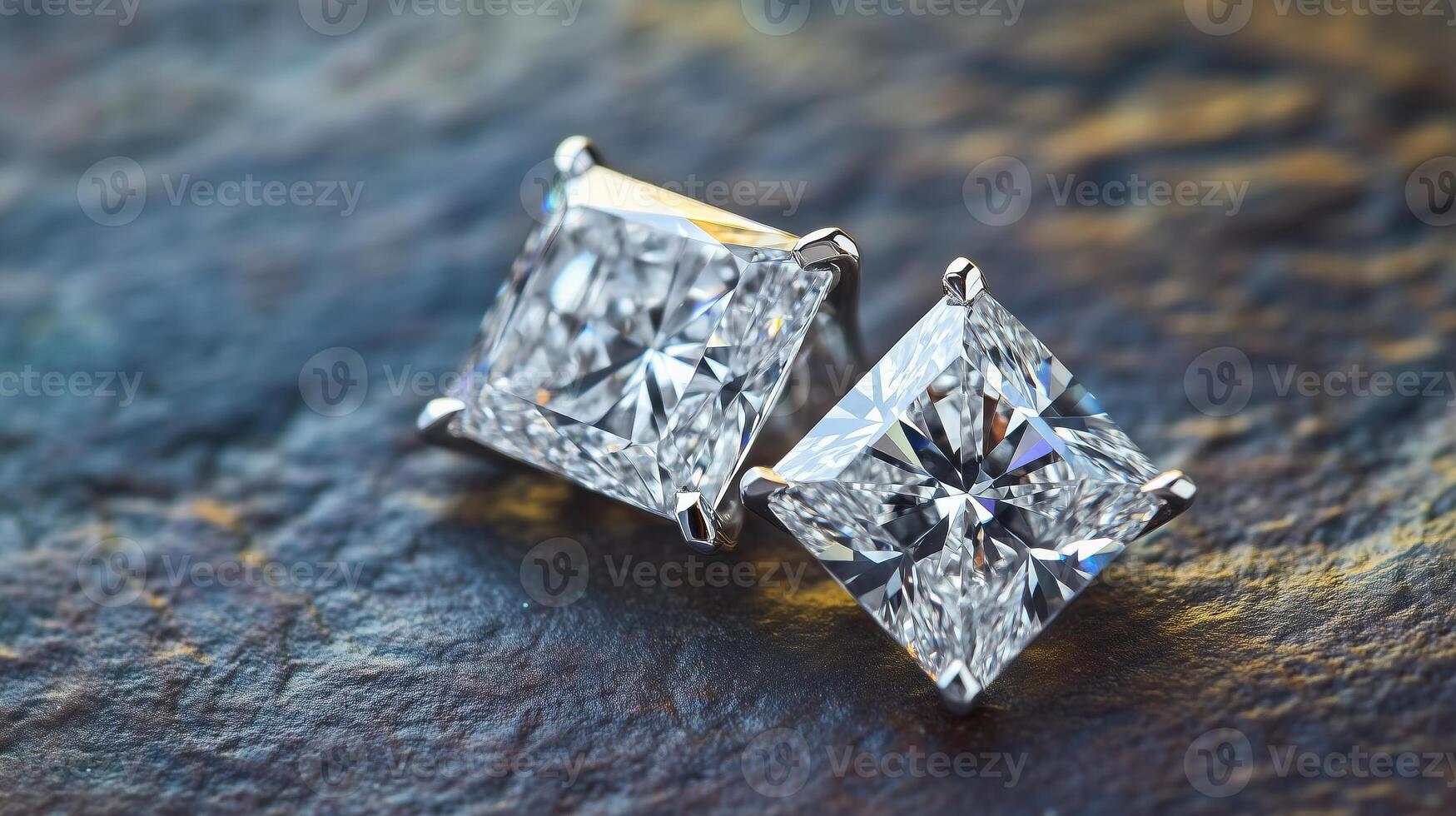 Beautifully cut loose diamonds photo