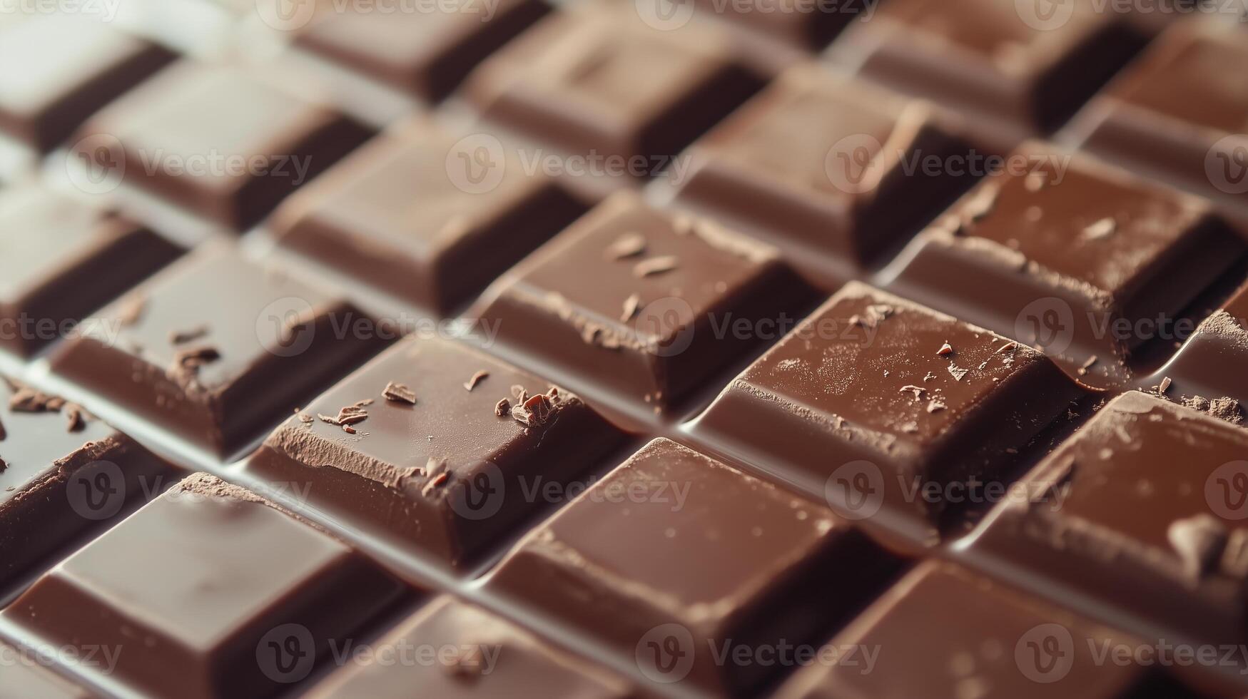 Close up on delicious chocolate bar photo