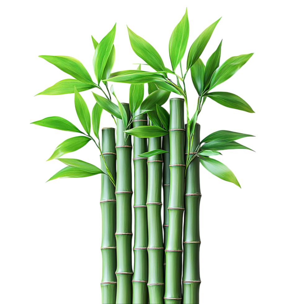 Plant in a vase and pot with tropical leaves and decorative flowers png