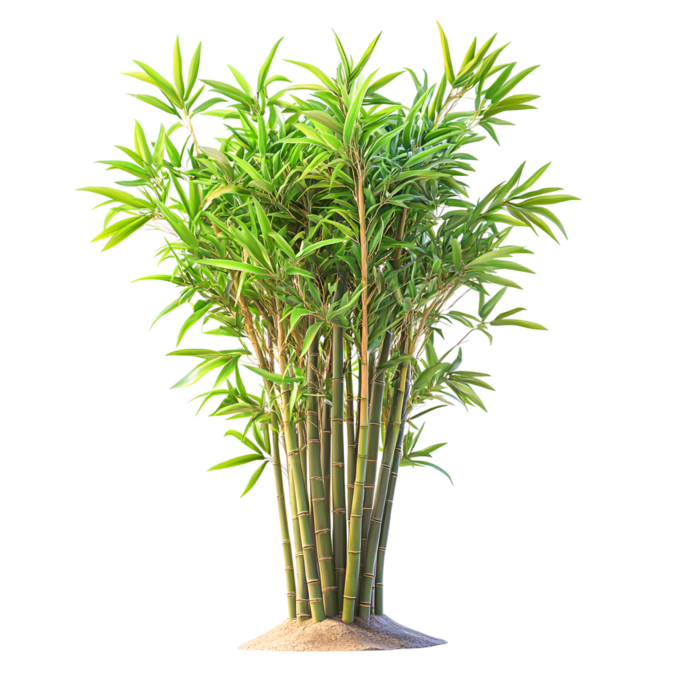 Plant in a vase and pot with tropical leaves and decorative flowers png