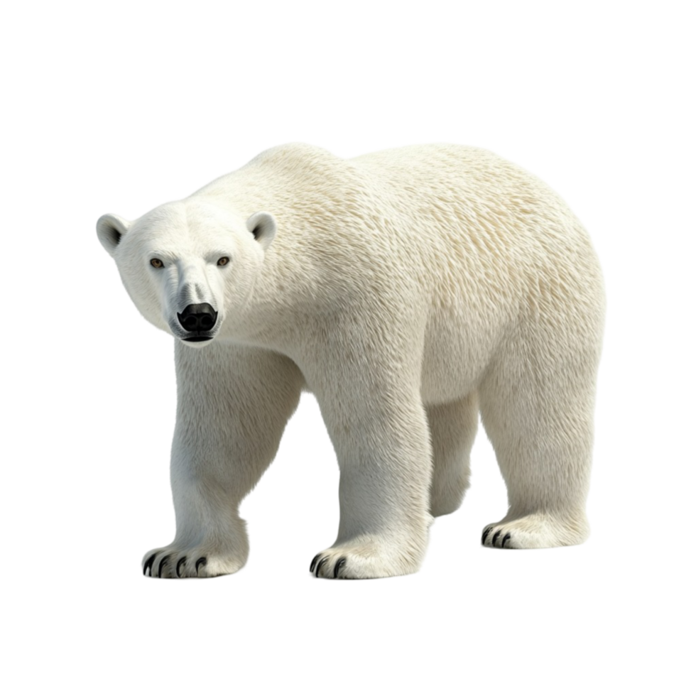 Standing Polar Bear png