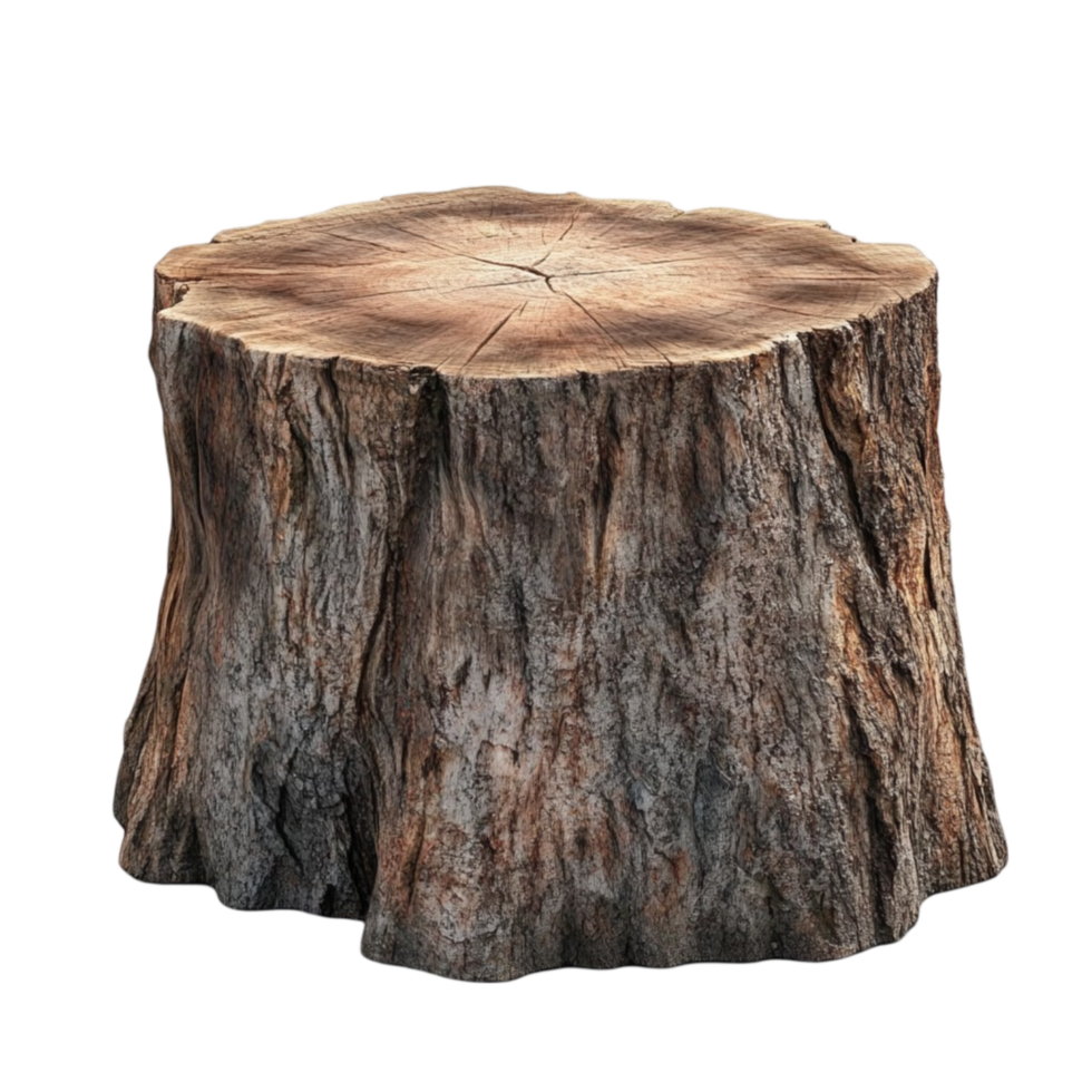Tree Stump Isolated on Transparent Background png