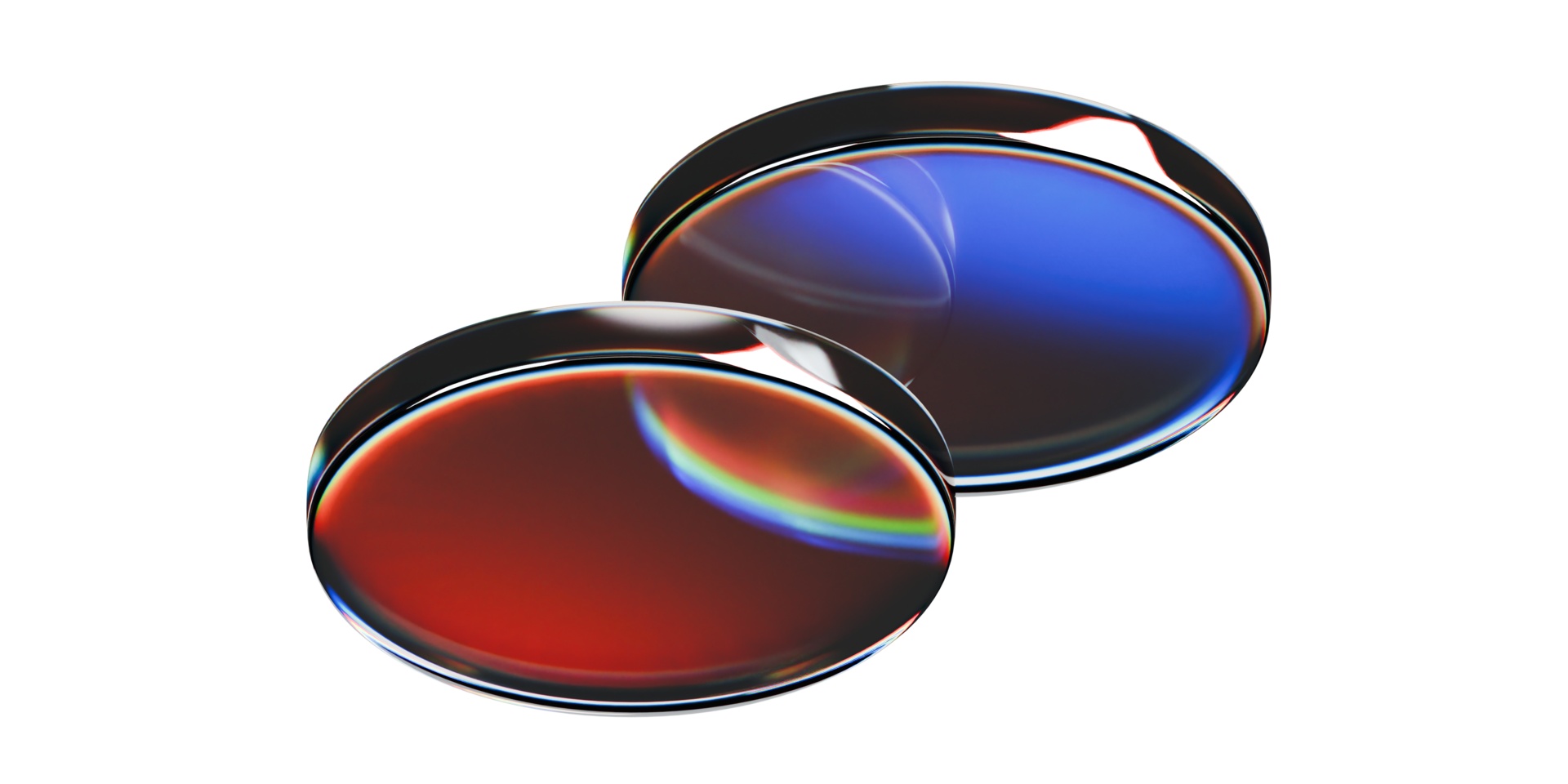 3d glass abstract metallic spheres with iridescent reflections, perfect for abstract concepts, design elements, or technologythemed projects. png