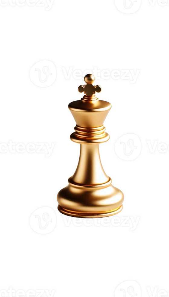 3d chess pieces isolated on transparent background png