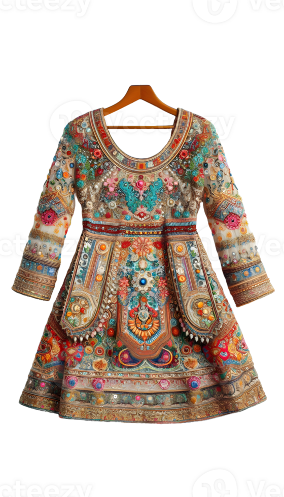 ladies Dress isolated on transparent background png