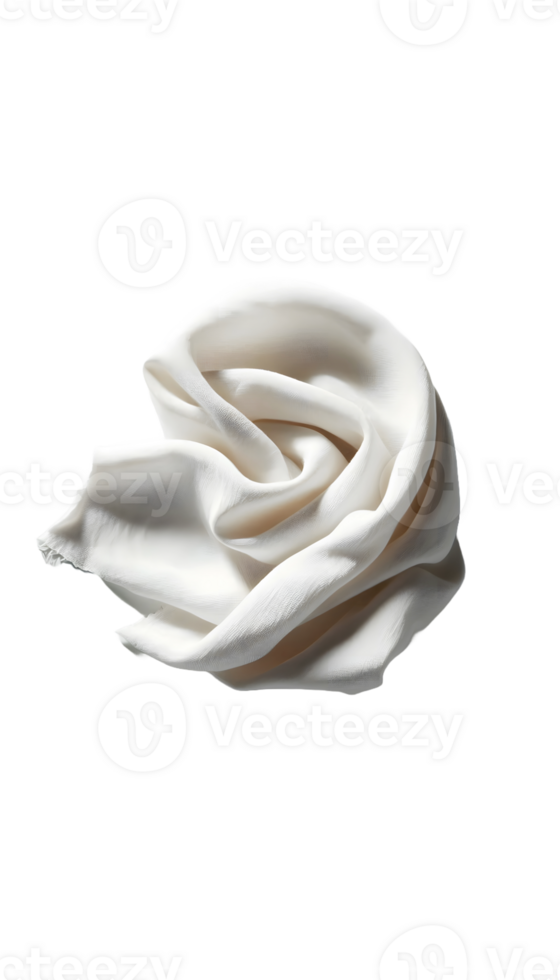 white Clothe isolated on transparent background png