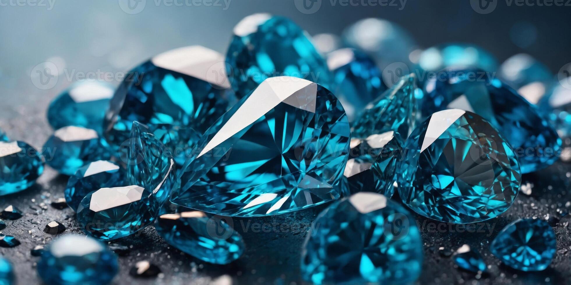 Beautiful light blue gemstone background. photo
