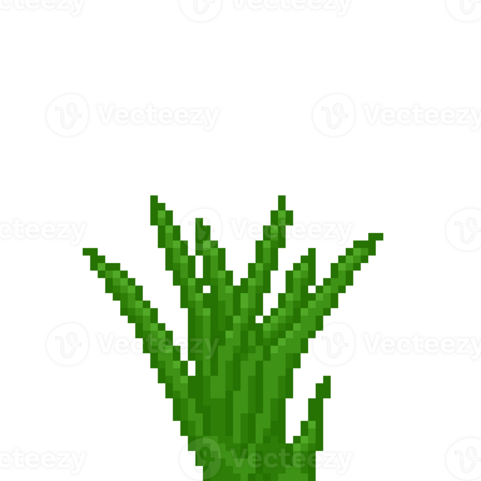 A retro-styled pixel-art illustration of a patch of green grass. png