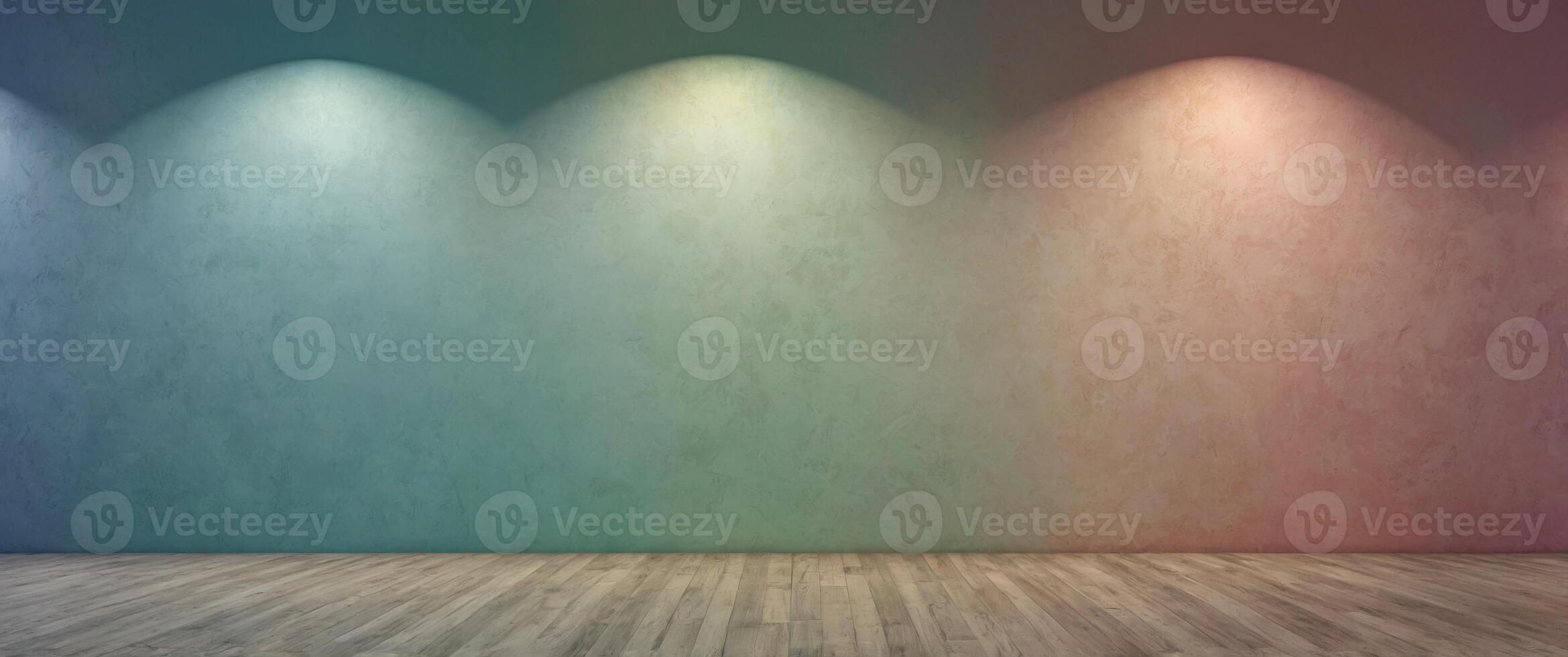 pastel color empty wall beautiful modern background for presentation. photo