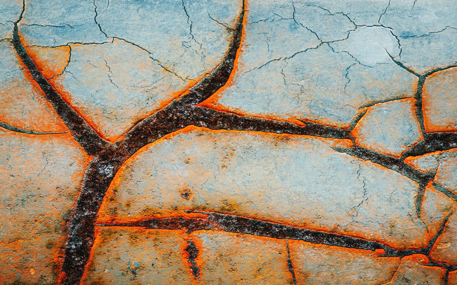 Rusty Surface of a metal sheet. photo