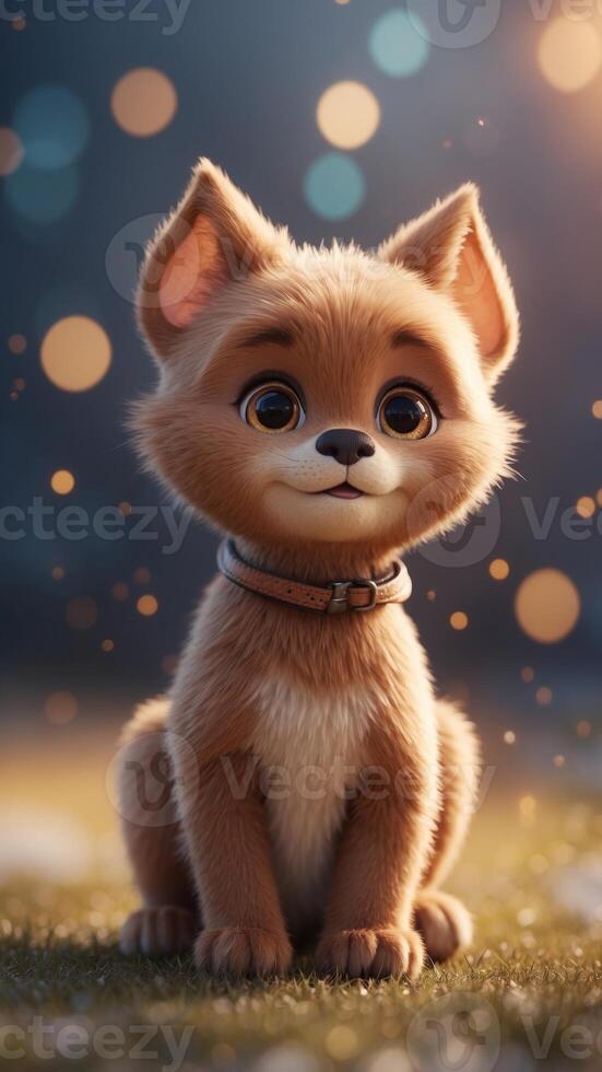 Capturing the essence of a charming lovable beast through imaginative character design. photo